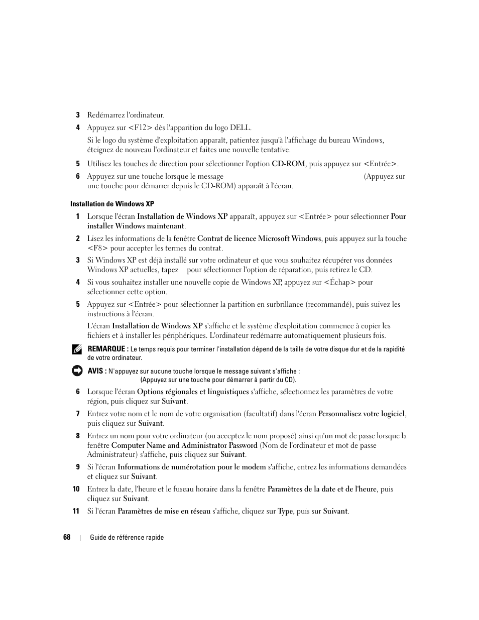 Dell OptiPlex 745c (Early 2007) User Manual | Page 68 / 110