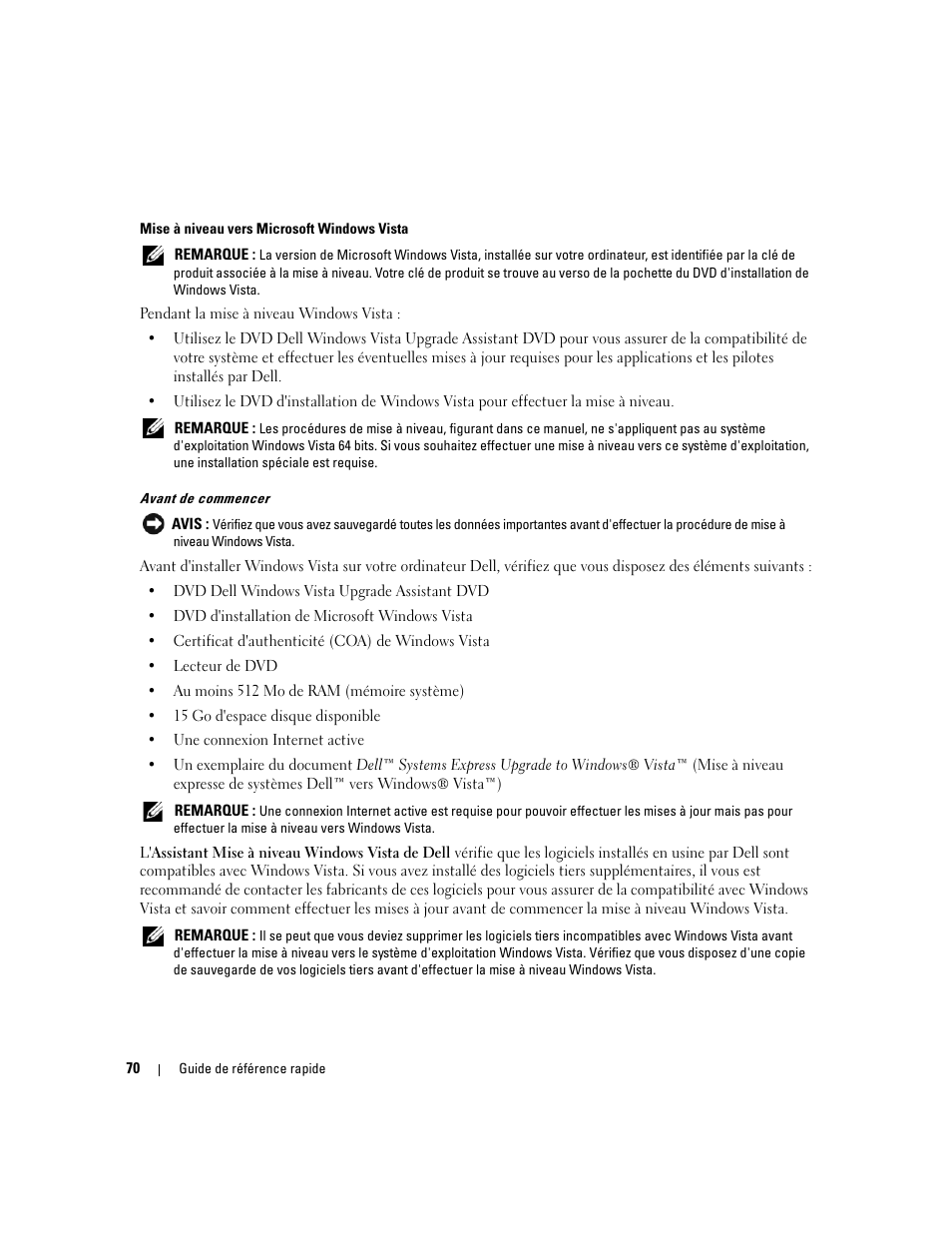 Dell OptiPlex 745c (Early 2007) User Manual | Page 70 / 110