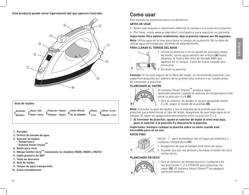 Como usar | Black & Decker IM305 User Manual | Page 6 / 9
