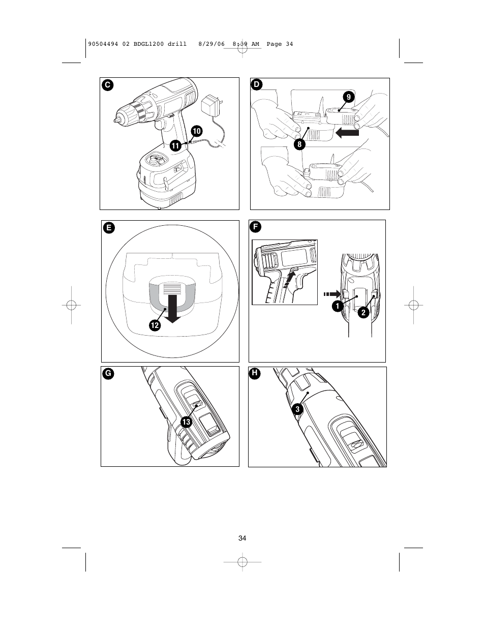 Black & Decker 90504494 User Manual | Page 34 / 44