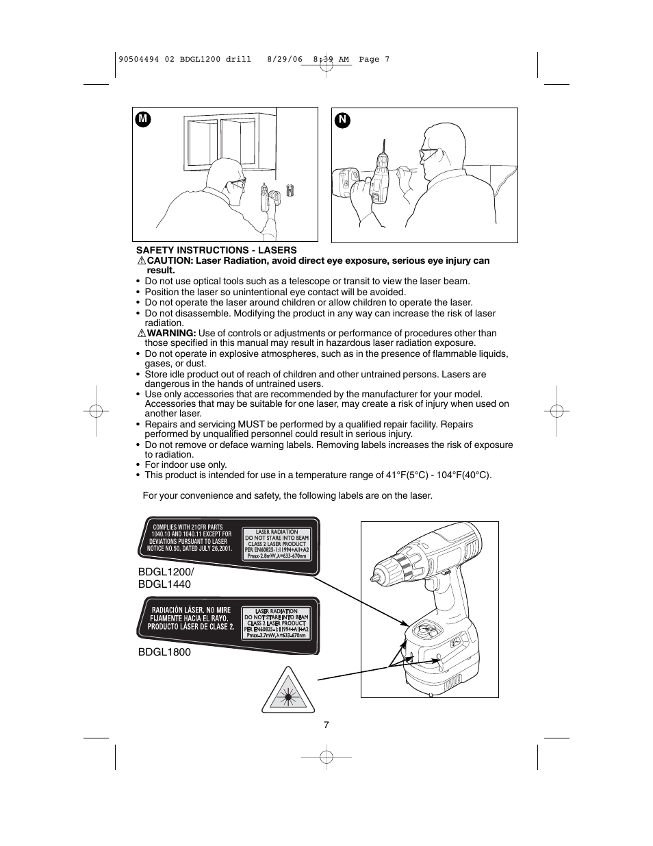 Black & Decker 90504494 User Manual | Page 7 / 44