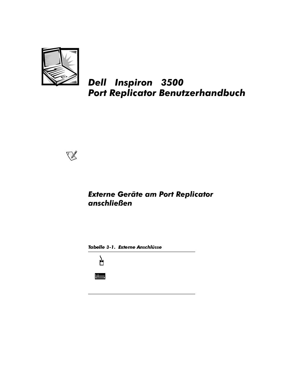 Qvslurq, 3ruw5hsolfdwru%hqxw]hukdqgexfk, Whuqh*hulwhdp3ruw5hsolfdwru dqvfkolhhq | Dell Inspiron 3500 User Manual | Page 45 / 60