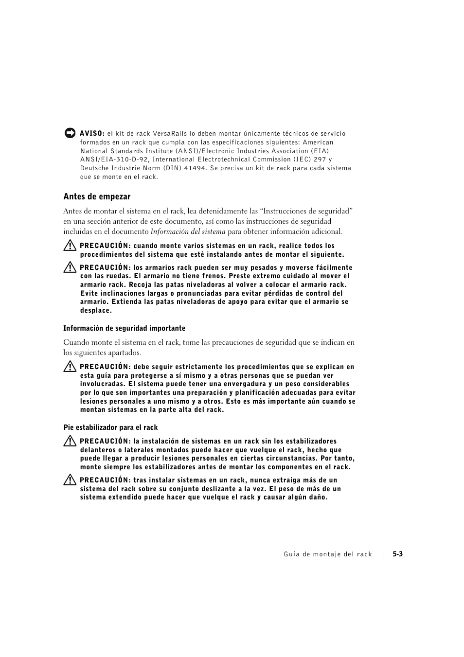 Antes de empezar, Antes de empezar -3 | Dell PowerEdge 2600 User Manual | Page 107 / 124