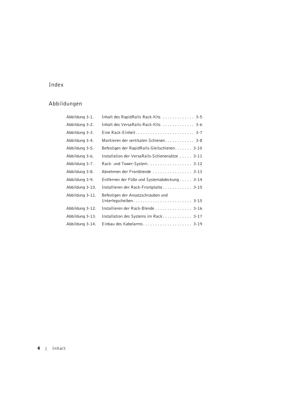 Index abbildungen | Dell PowerEdge 2600 User Manual | Page 52 / 124