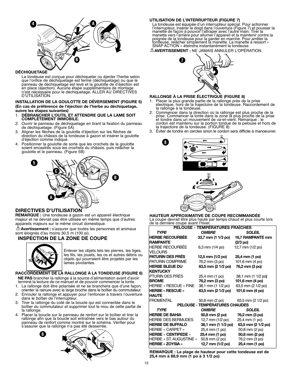 Black & Decker 18" (46cm) Mulching Mower MM575 User Manual | Page 12 / 23