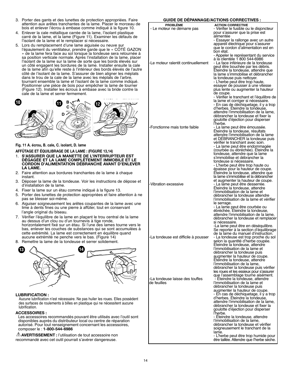 Black & Decker 18" (46cm) Mulching Mower MM575 User Manual | Page 14 / 23