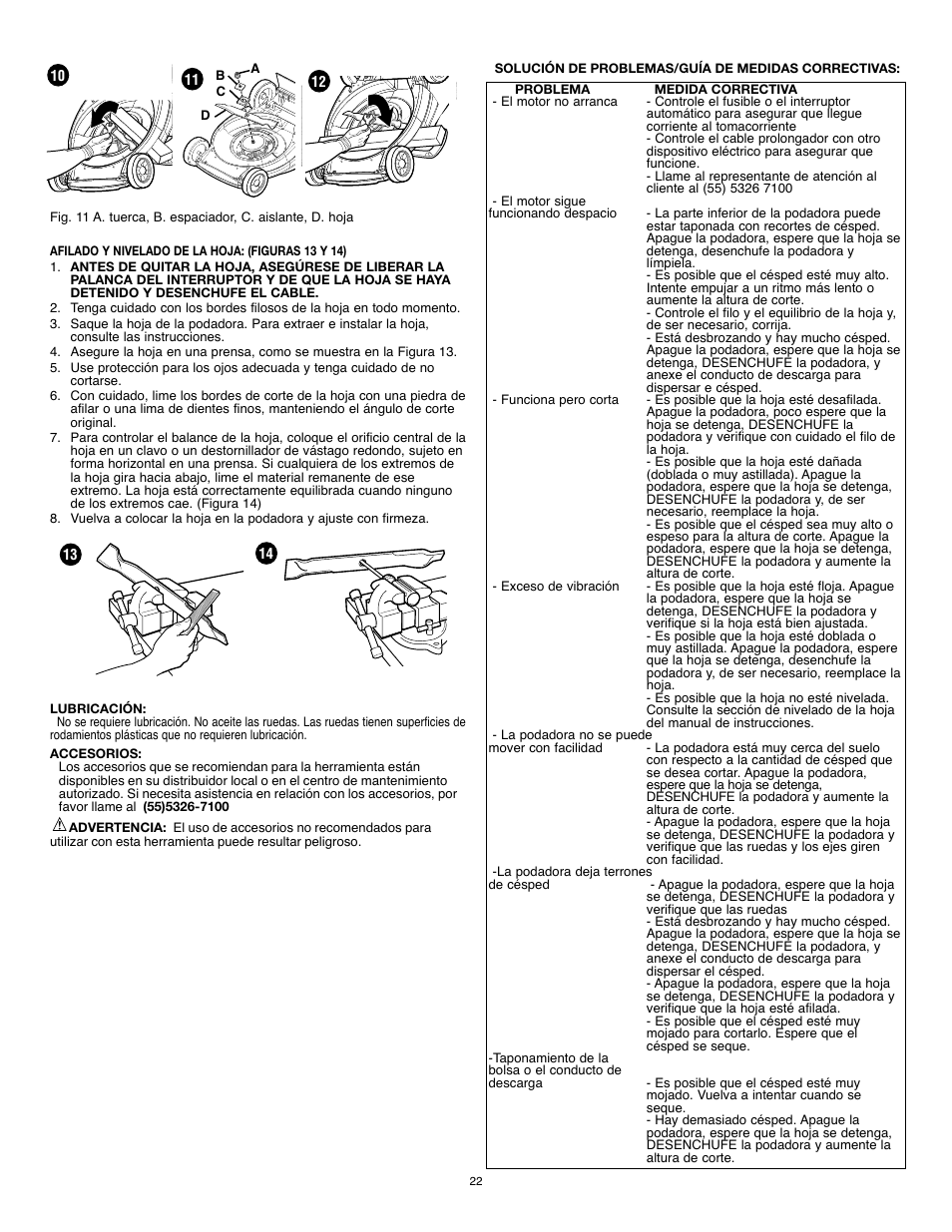 Black & Decker 18" (46cm) Mulching Mower MM575 User Manual | Page 22 / 23