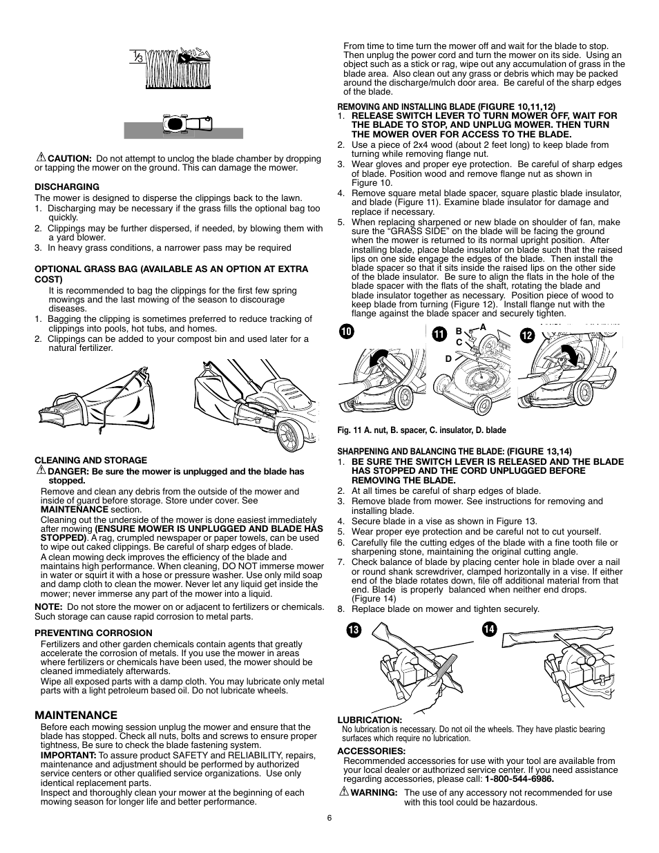 Black & Decker 18" (46cm) Mulching Mower MM575 User Manual | Page 6 / 23