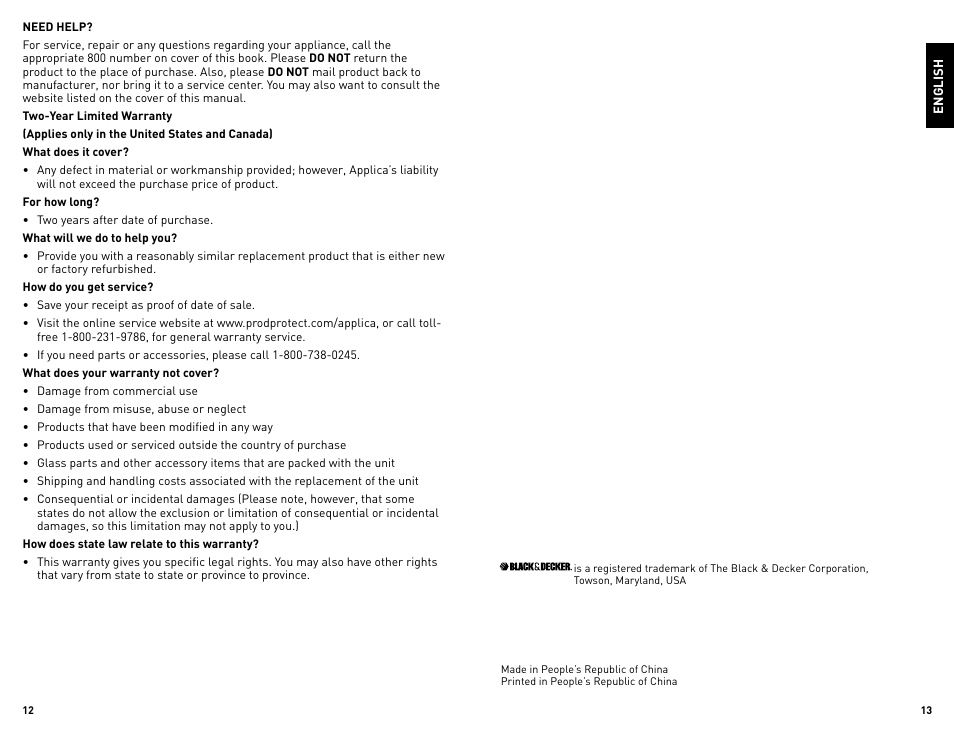 Black & Decker TRO700W User Manual | Page 7 / 15