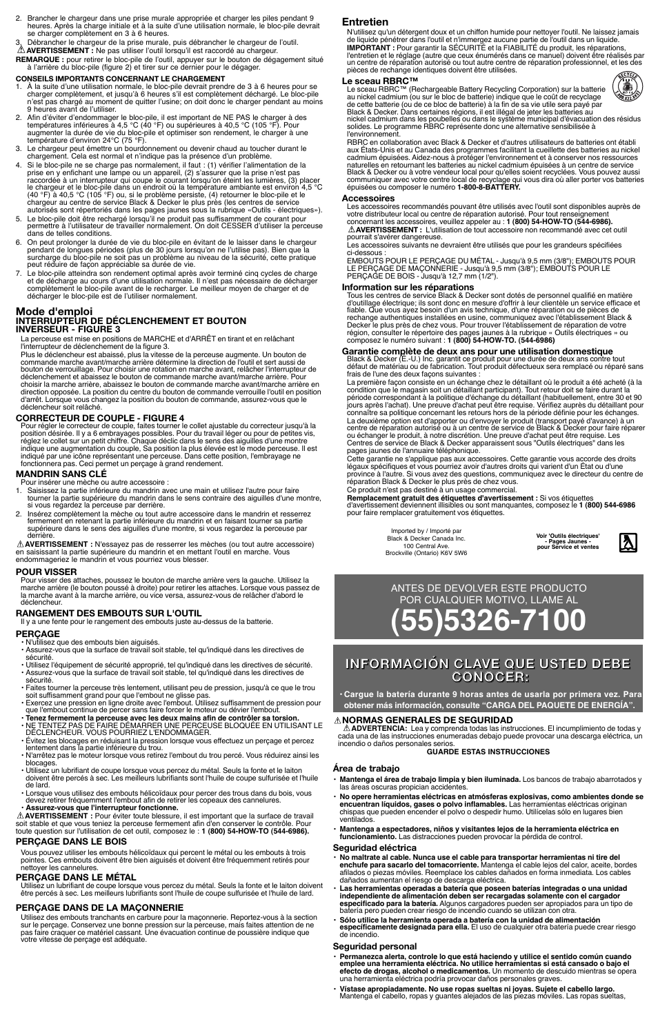 Black & Decker BDG1200K User Manual | Page 4 / 6