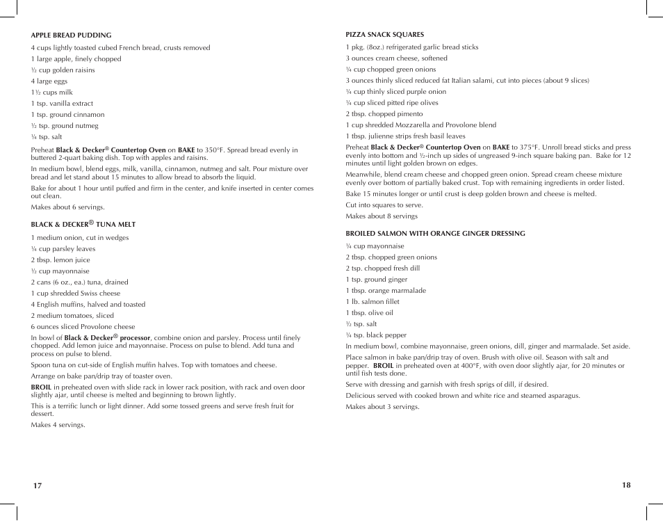Black & Decker Perfect Broil CTO4550SD User Manual | Page 10 / 39