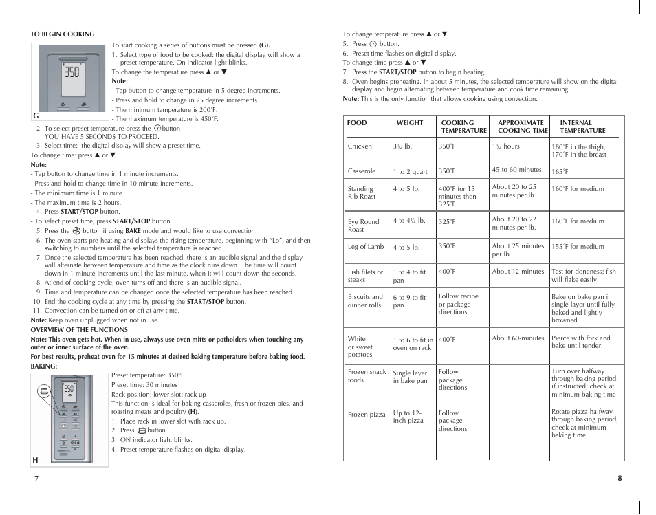 Black & Decker Perfect Broil CTO4550SD User Manual | Page 5 / 39