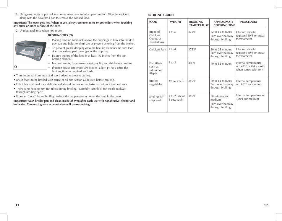 Black & Decker Perfect Broil CTO4550SD User Manual | Page 7 / 39