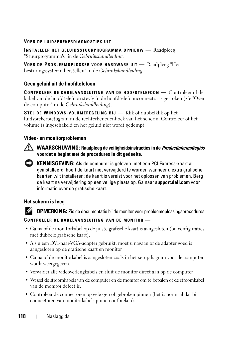 Dell Precision T5400 (Late 2007) User Manual | Page 118 / 394