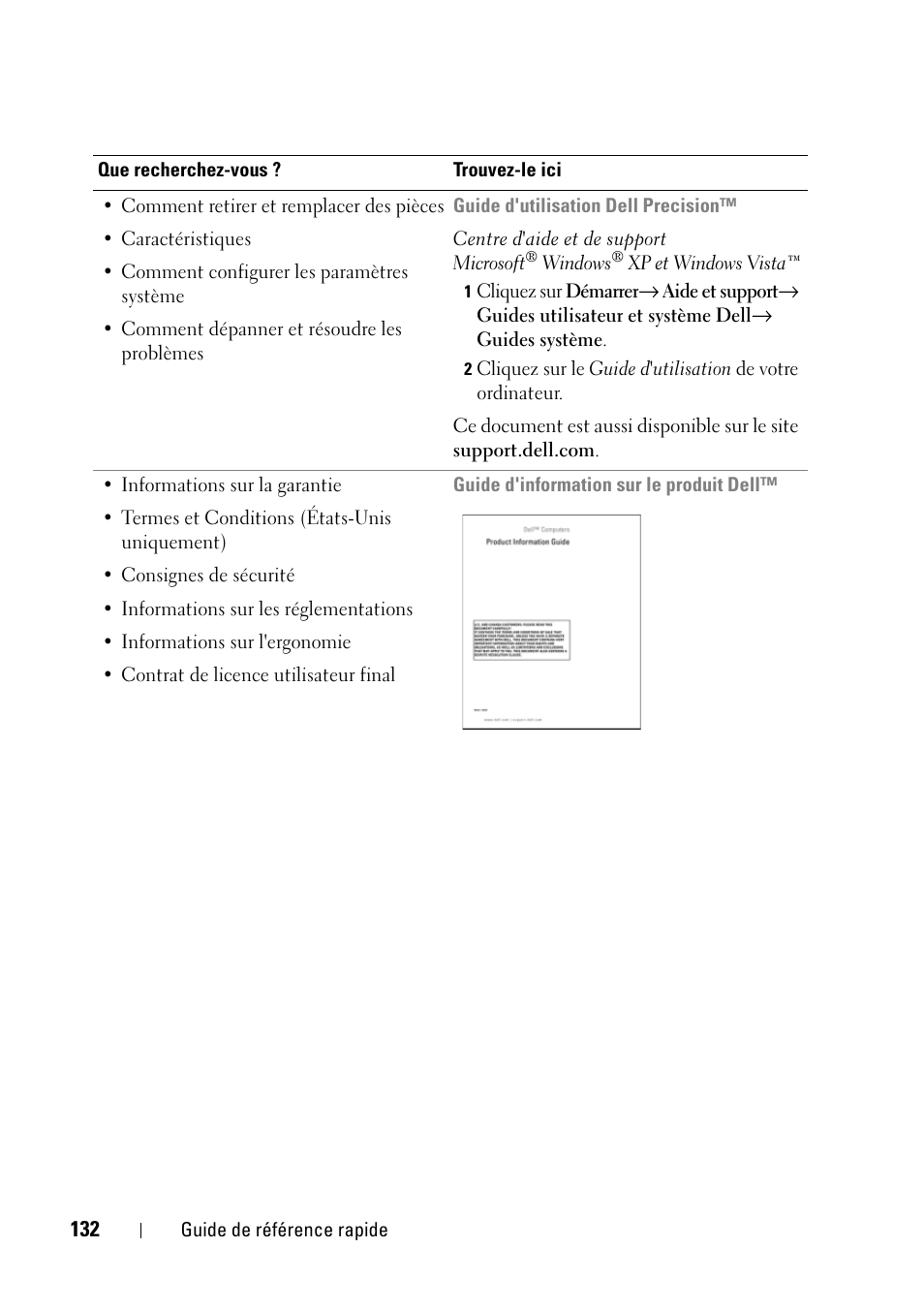 Dell Precision T5400 (Late 2007) User Manual | Page 132 / 394