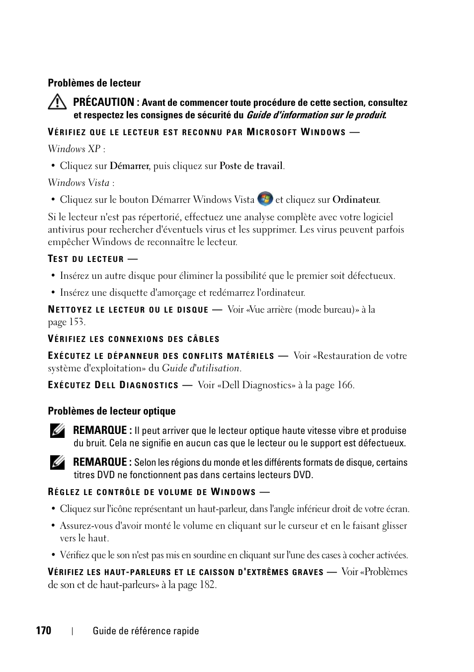 Dell Precision T5400 (Late 2007) User Manual | Page 170 / 394