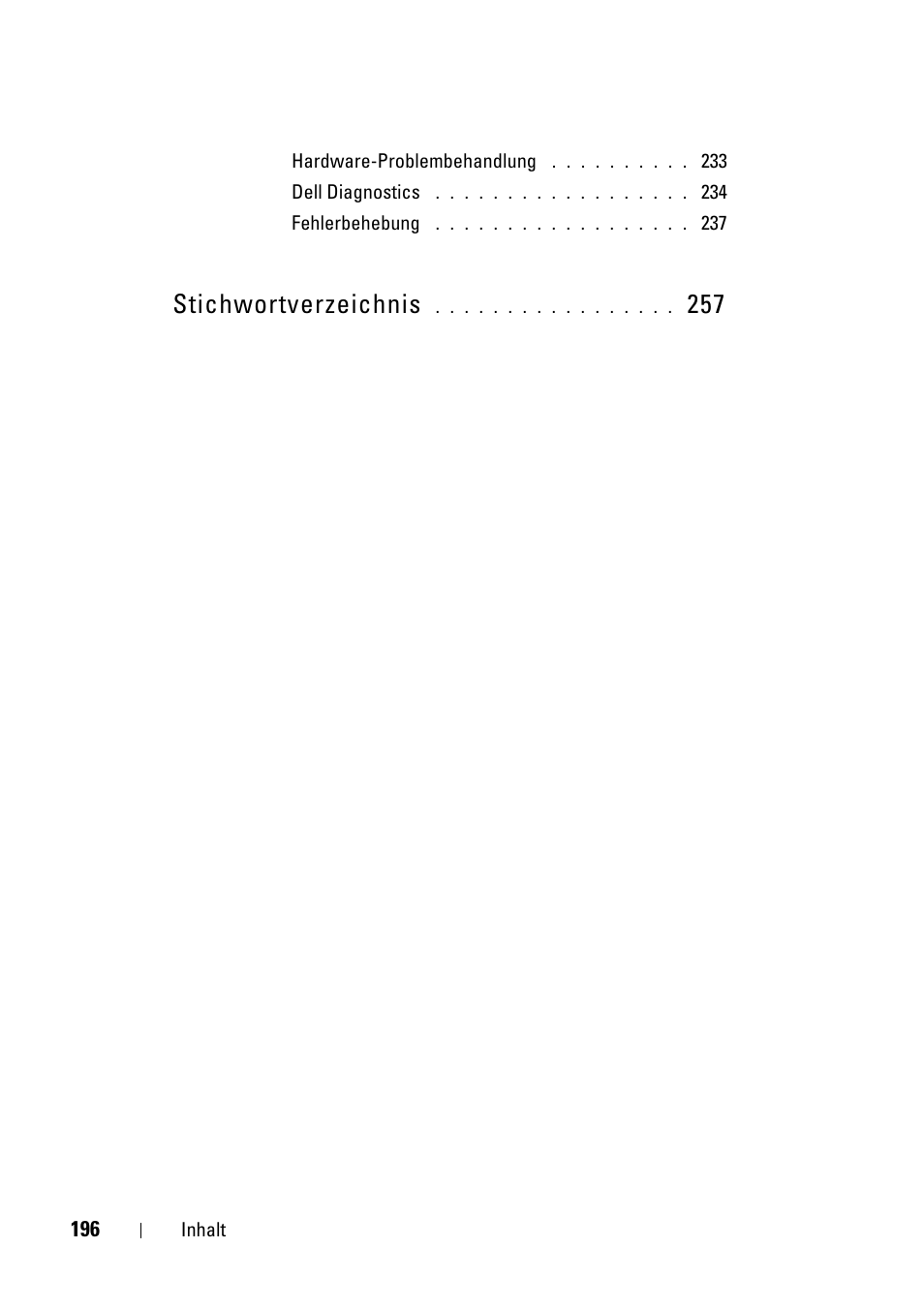 Stichwortverzeichnis | Dell Precision T5400 (Late 2007) User Manual | Page 196 / 394