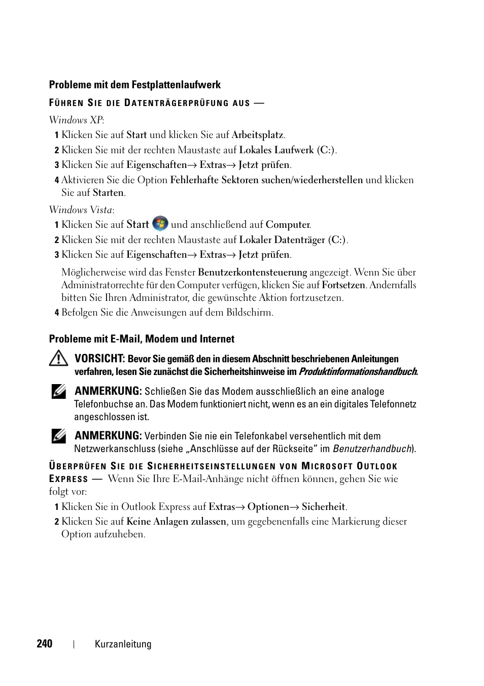 Dell Precision T5400 (Late 2007) User Manual | Page 240 / 394