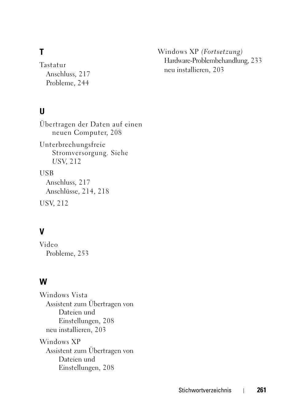 Dell Precision T5400 (Late 2007) User Manual | Page 261 / 394