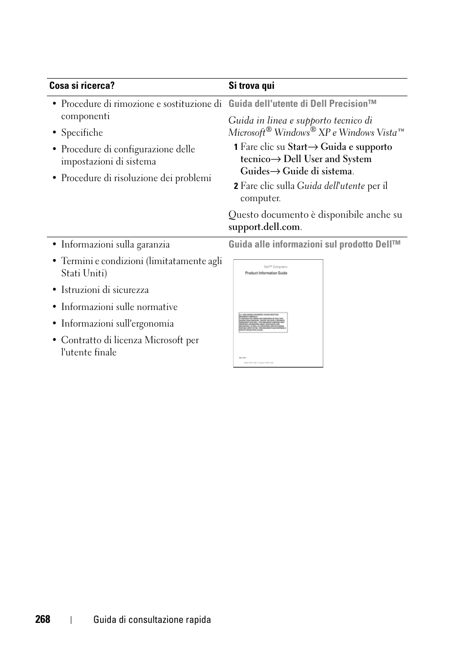Dell Precision T5400 (Late 2007) User Manual | Page 268 / 394
