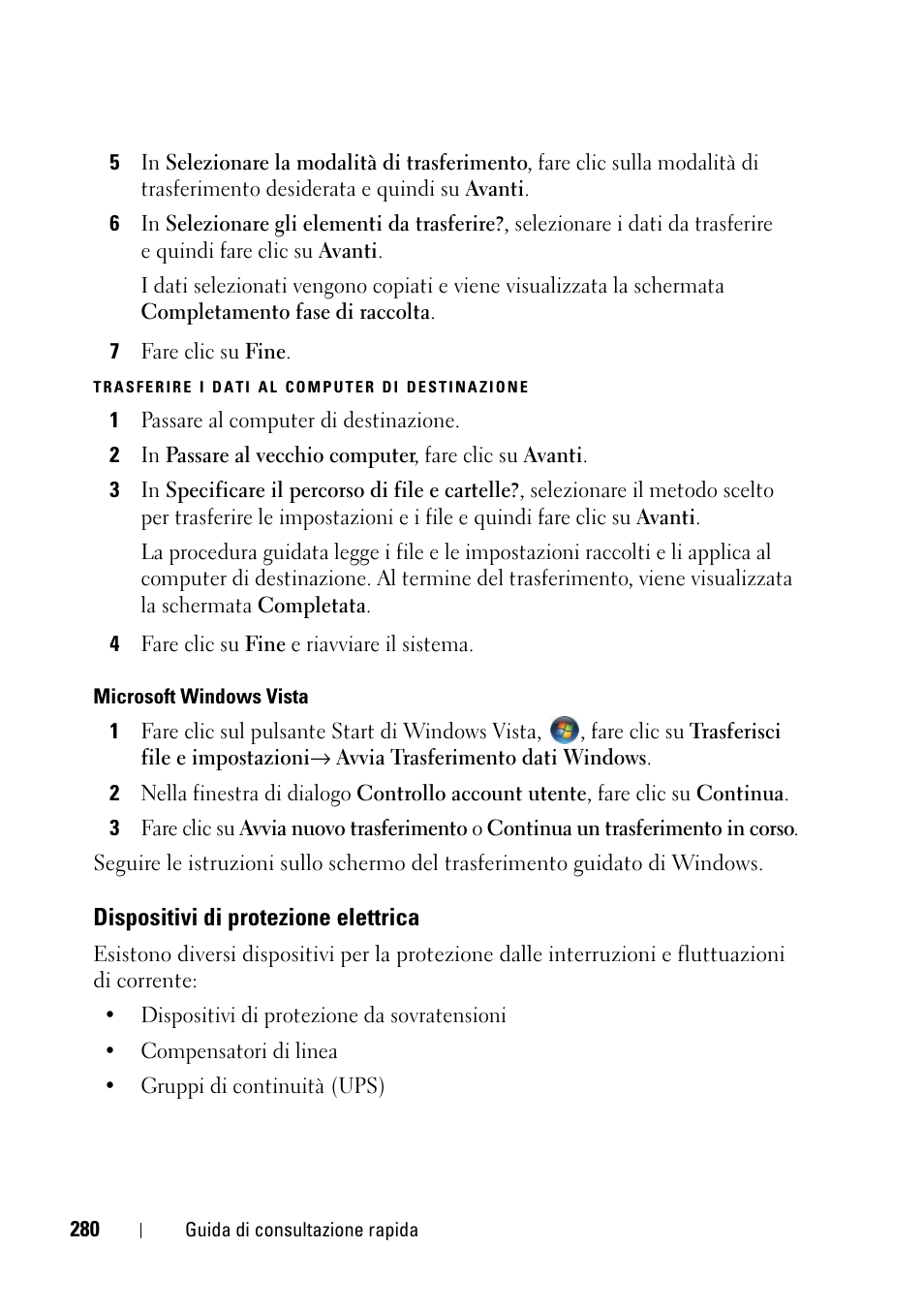 Dispositivi di protezione elettrica | Dell Precision T5400 (Late 2007) User Manual | Page 280 / 394