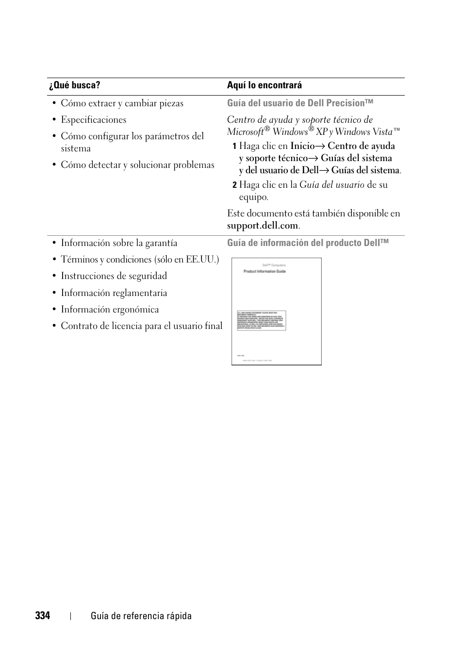Dell Precision T5400 (Late 2007) User Manual | Page 334 / 394