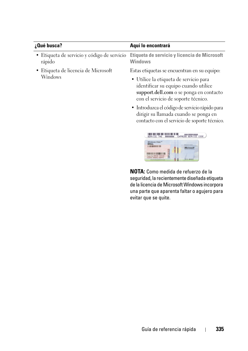 Dell Precision T5400 (Late 2007) User Manual | Page 335 / 394