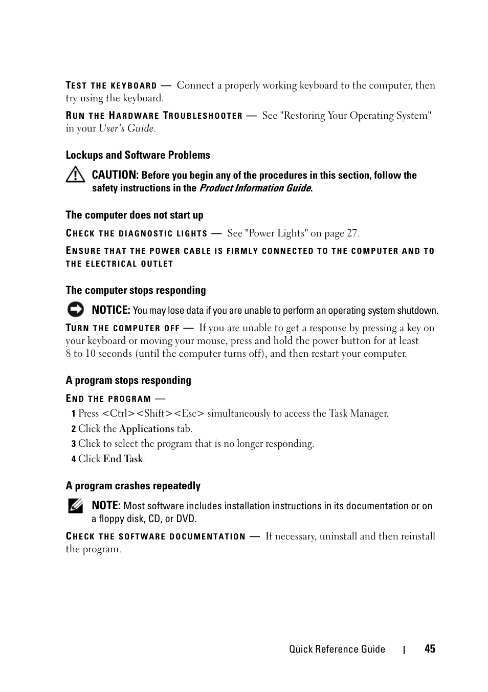 Dell Precision T5400 (Late 2007) User Manual | Page 45 / 394