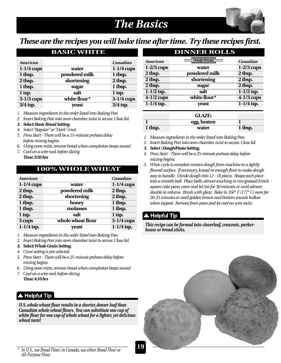 The basics | Black & Decker B1561 User Manual | Page 19 / 36