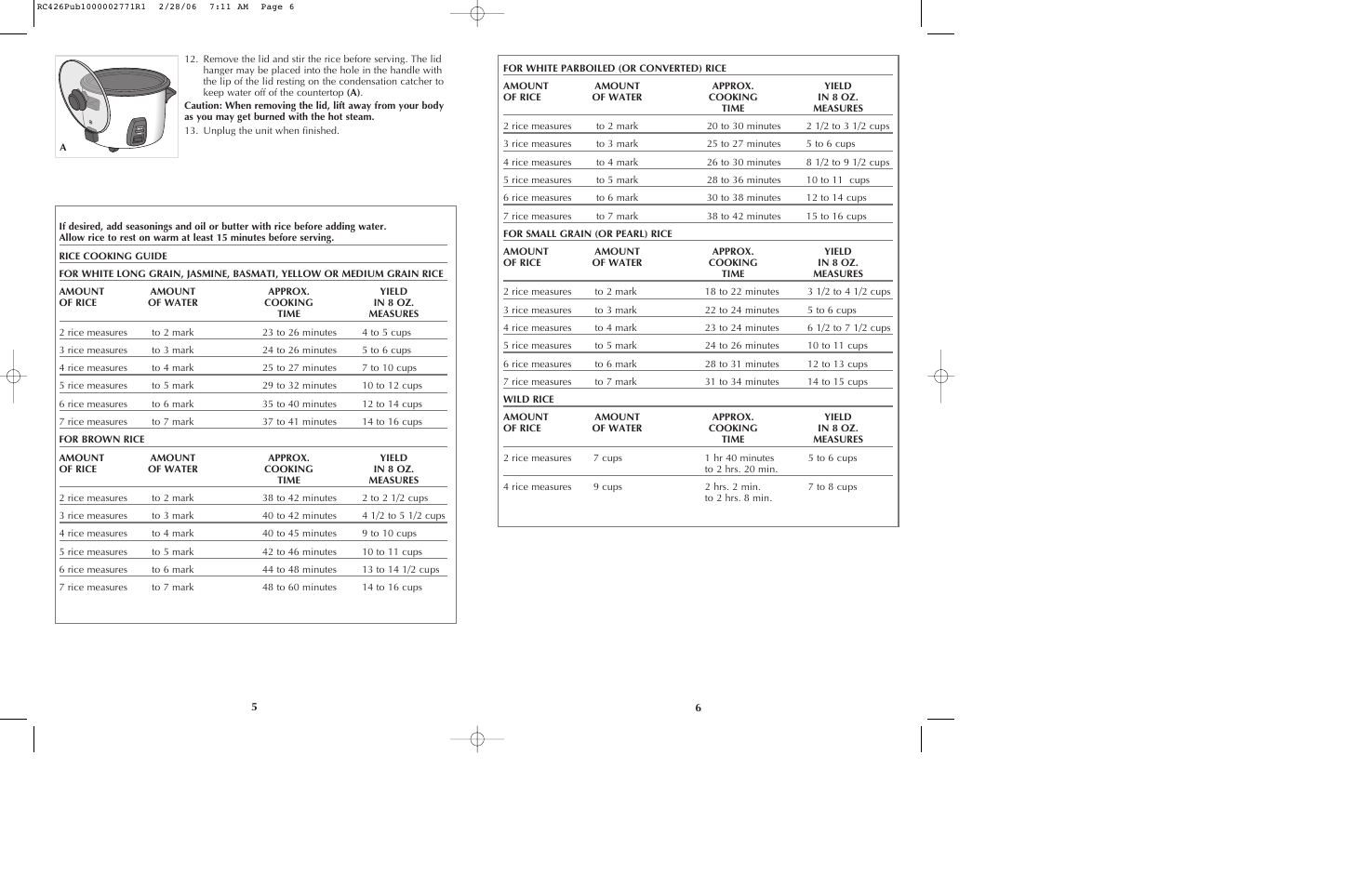Black & Decker RC426 User Manual | Page 4 / 15