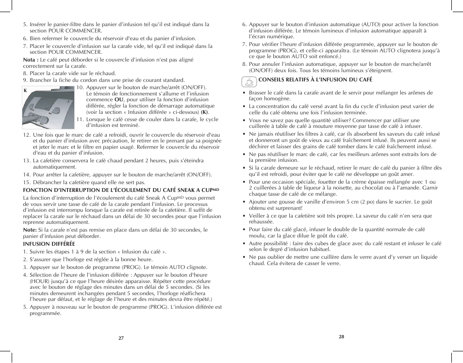 Black & Decker DCM2160W User Manual | Page 15 / 19