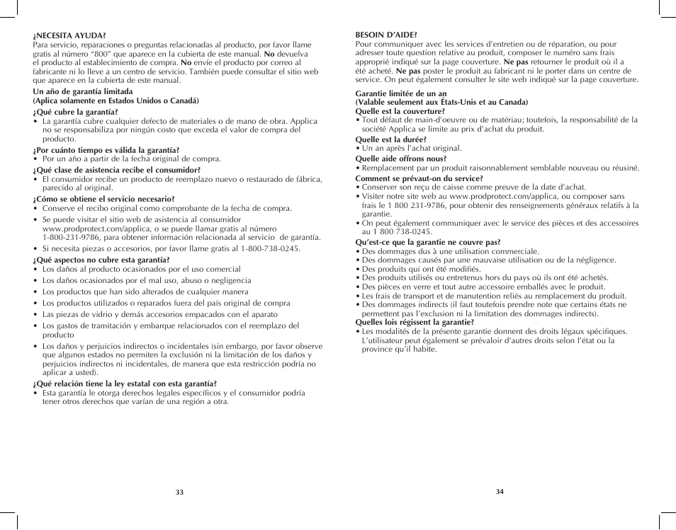 Black & Decker DCM2160W User Manual | Page 18 / 19