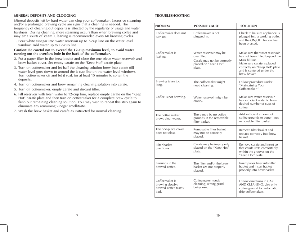 Black & Decker DCM2160W User Manual | Page 6 / 19