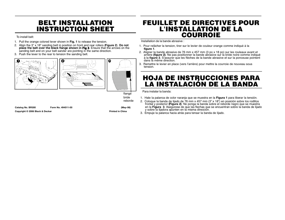 Black & Decker 494511-00 User Manual | 1 page