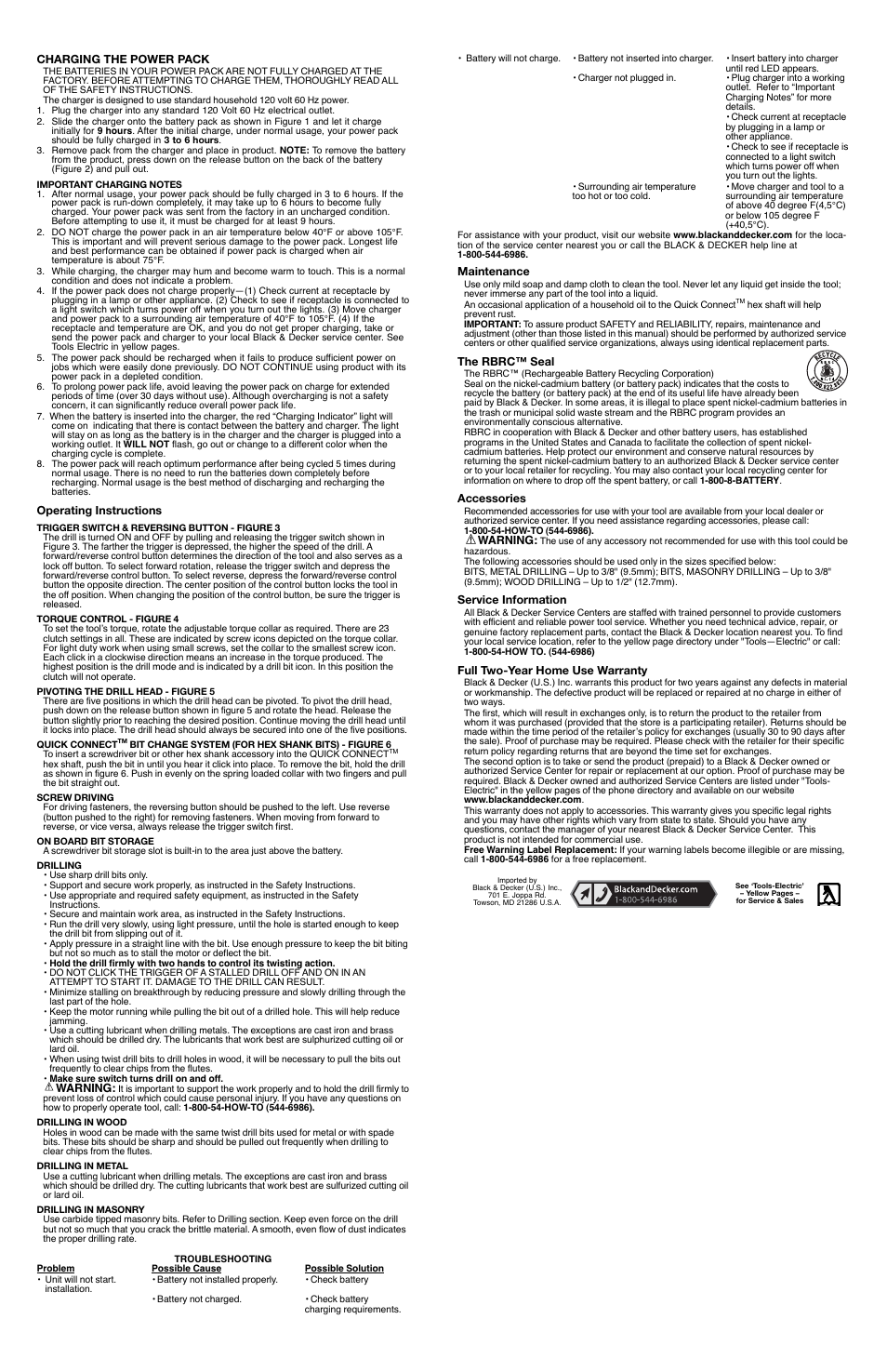 Black & Decker 90504019 User Manual | Page 2 / 6