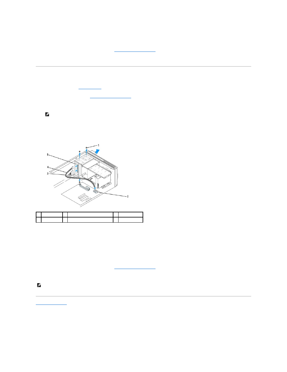 Replacing an optical drive | Dell Vostro A100 (Early 2009) User Manual | Page 10 / 30
