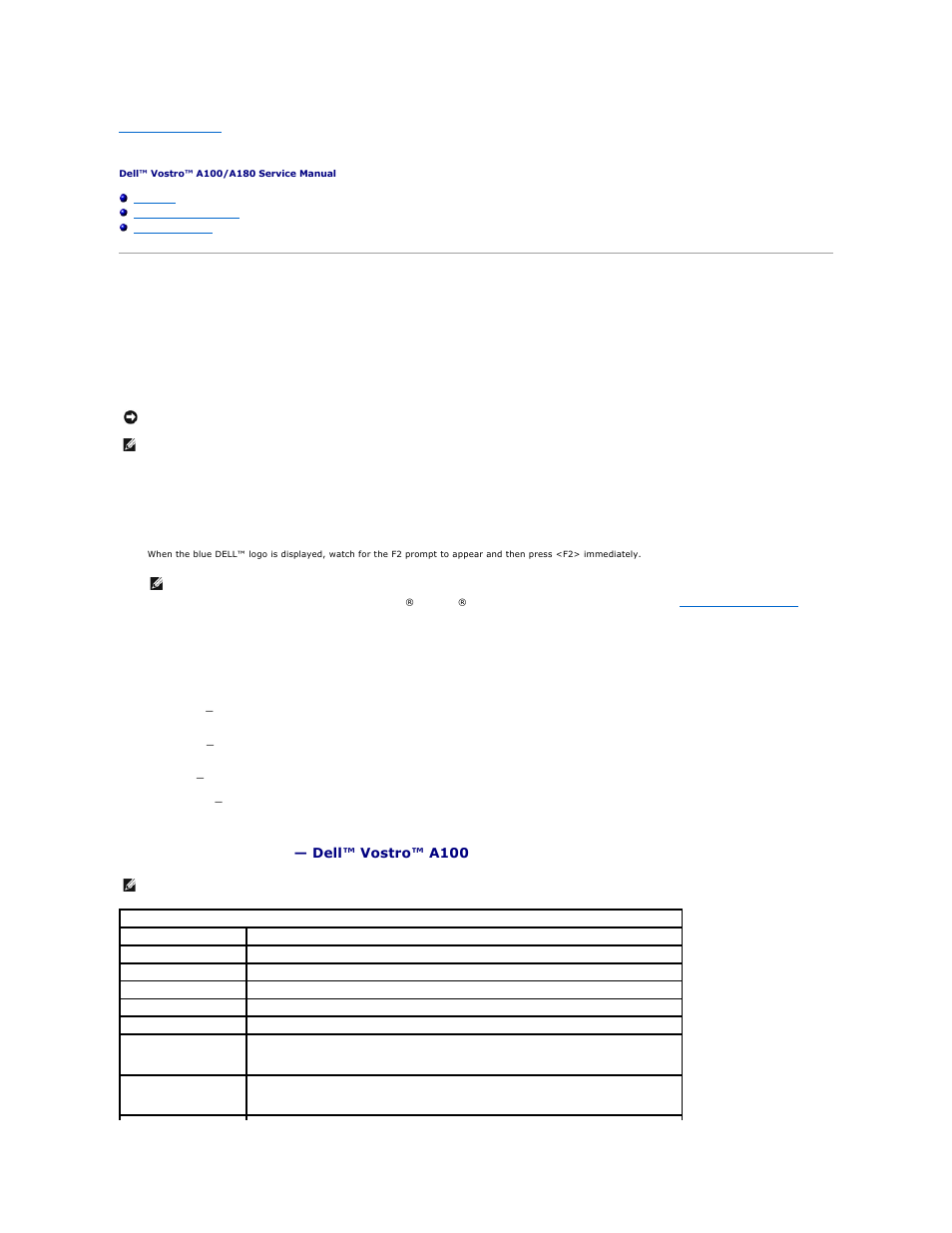 System setup, Overview, Entering system setup | System setup options — dell™ vostro™ a100 | Dell Vostro A100 (Early 2009) User Manual | Page 21 / 30