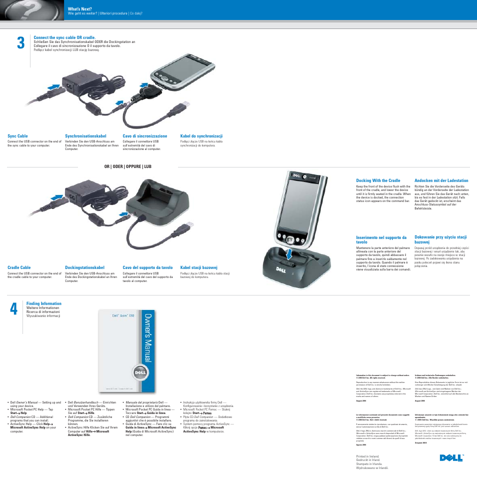 Dell Axim X50 User Manual | Page 2 / 2