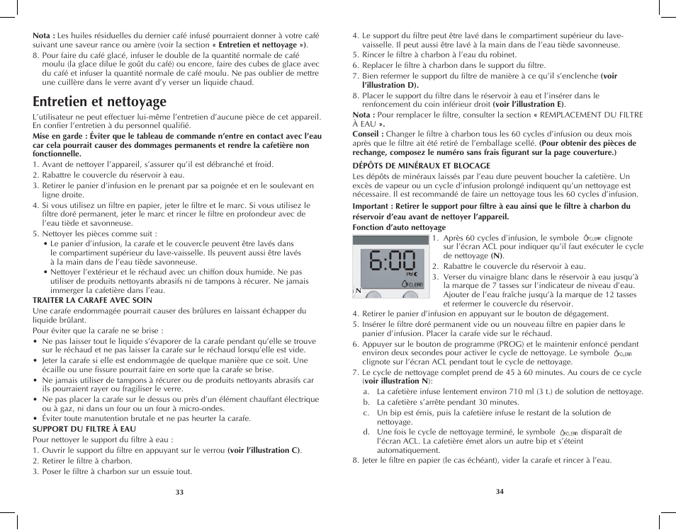 Entretien et nettoyage | Black & Decker DCM3100B User Manual | Page 18 / 21