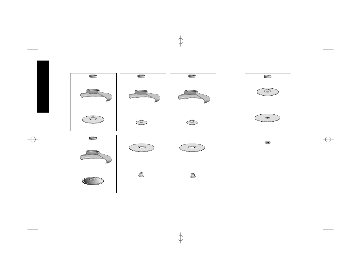 English, Grinding wheels, Sanding discs | Black & Decker D28494 User Manual | Page 10 / 57