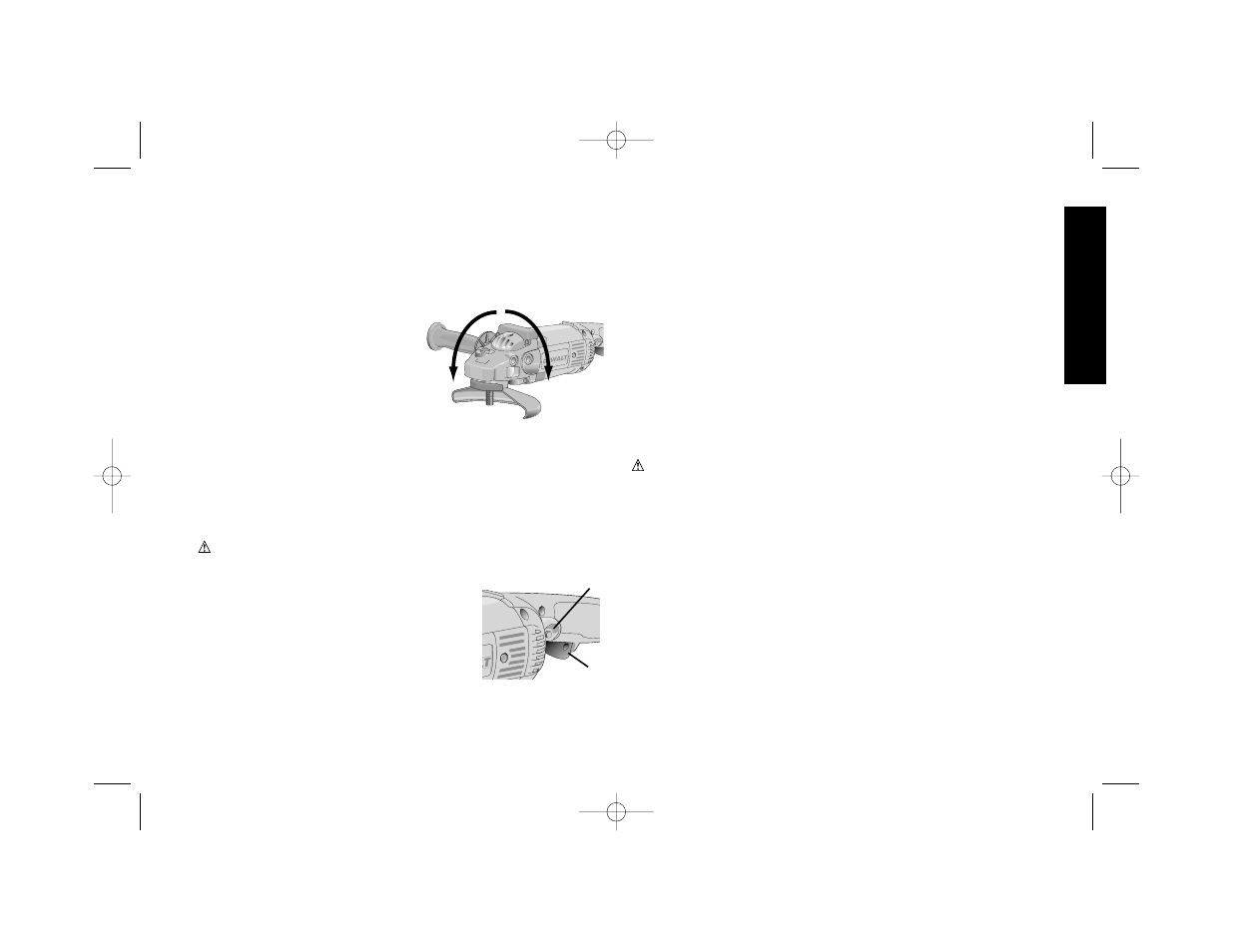English, Operation power source, Switch | Black & Decker D28494 User Manual | Page 13 / 57