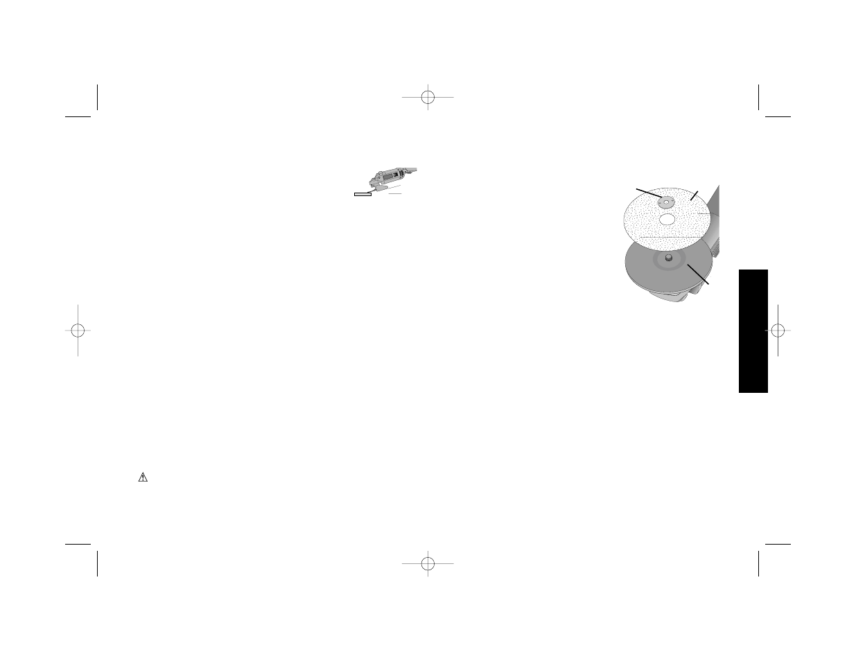 Français, Installation et utilisation des tampons de support | Black & Decker D28494 User Manual | Page 33 / 57