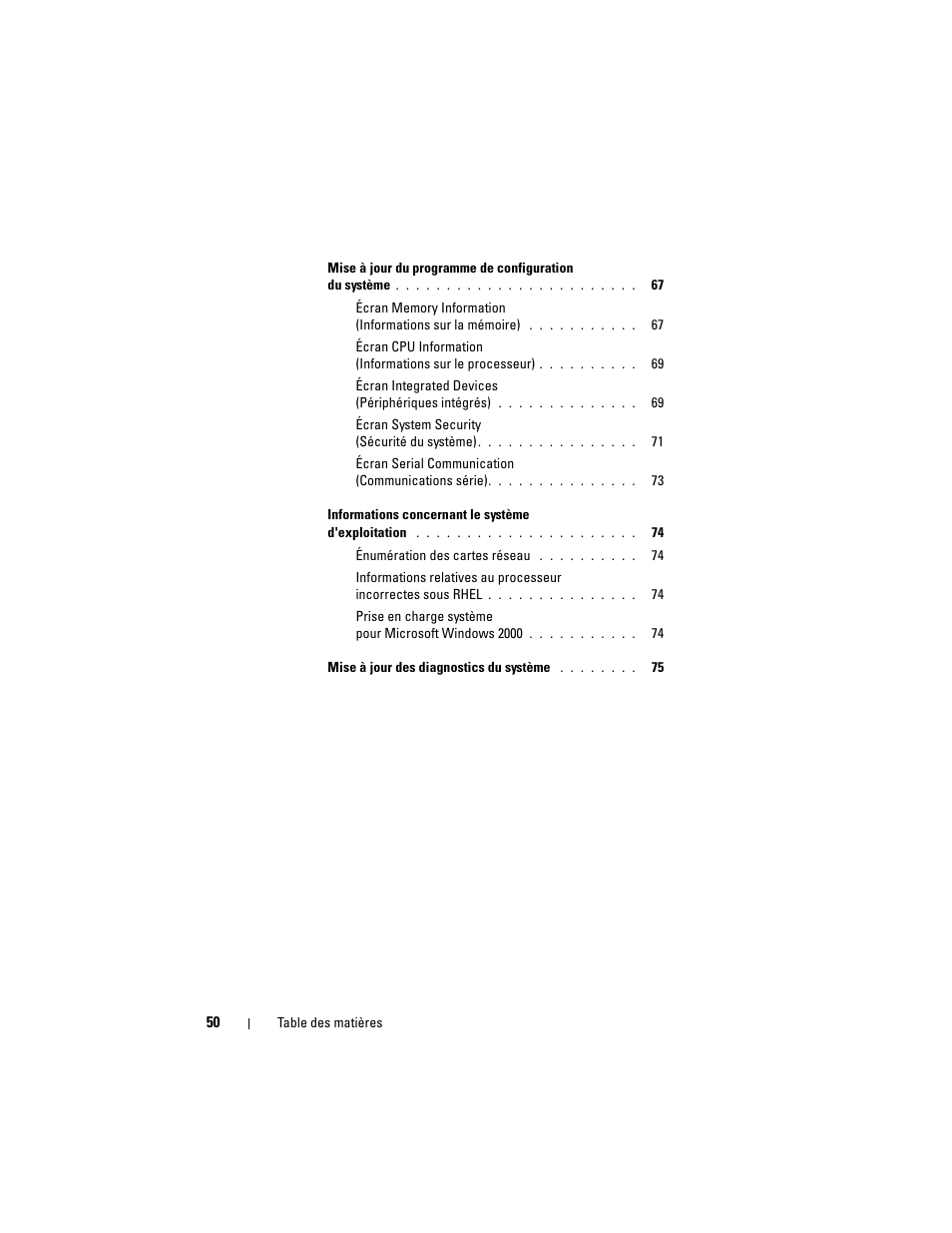 Dell POWEREDGE 2950 User Manual | Page 50 / 186