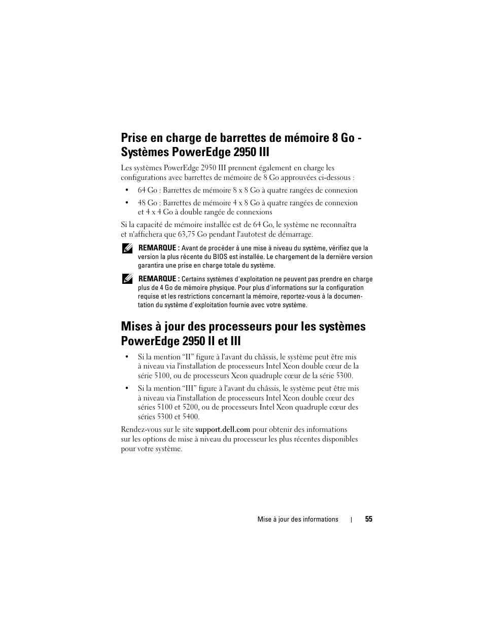 Dell POWEREDGE 2950 User Manual | Page 55 / 186