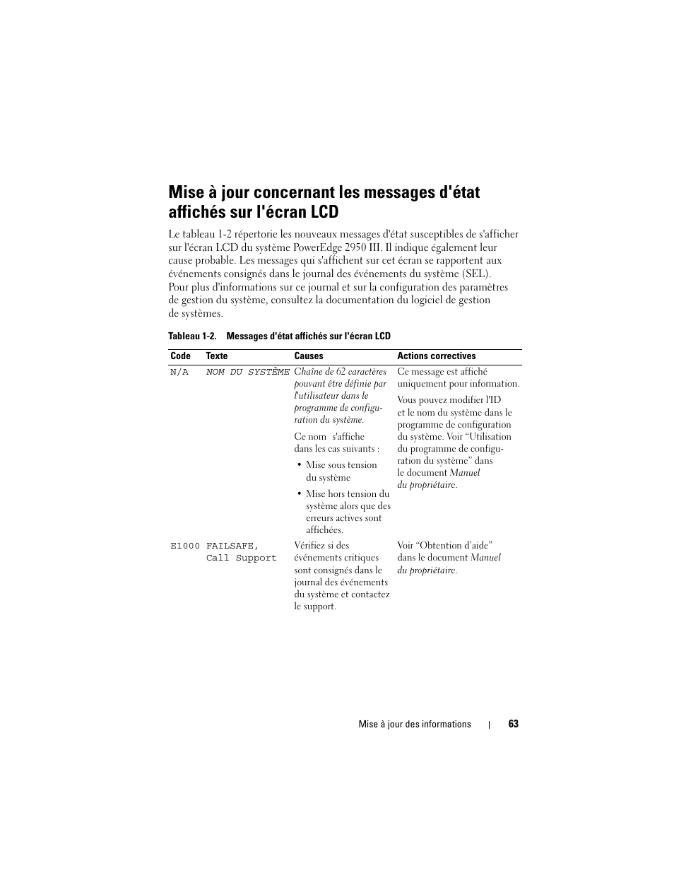 Dell POWEREDGE 2950 User Manual | Page 63 / 186