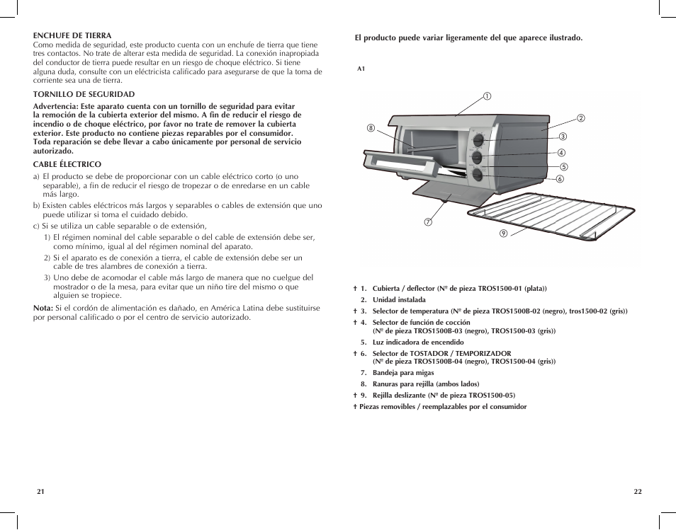 Black & Decker TROS1500B User Manual | Page 12 / 23