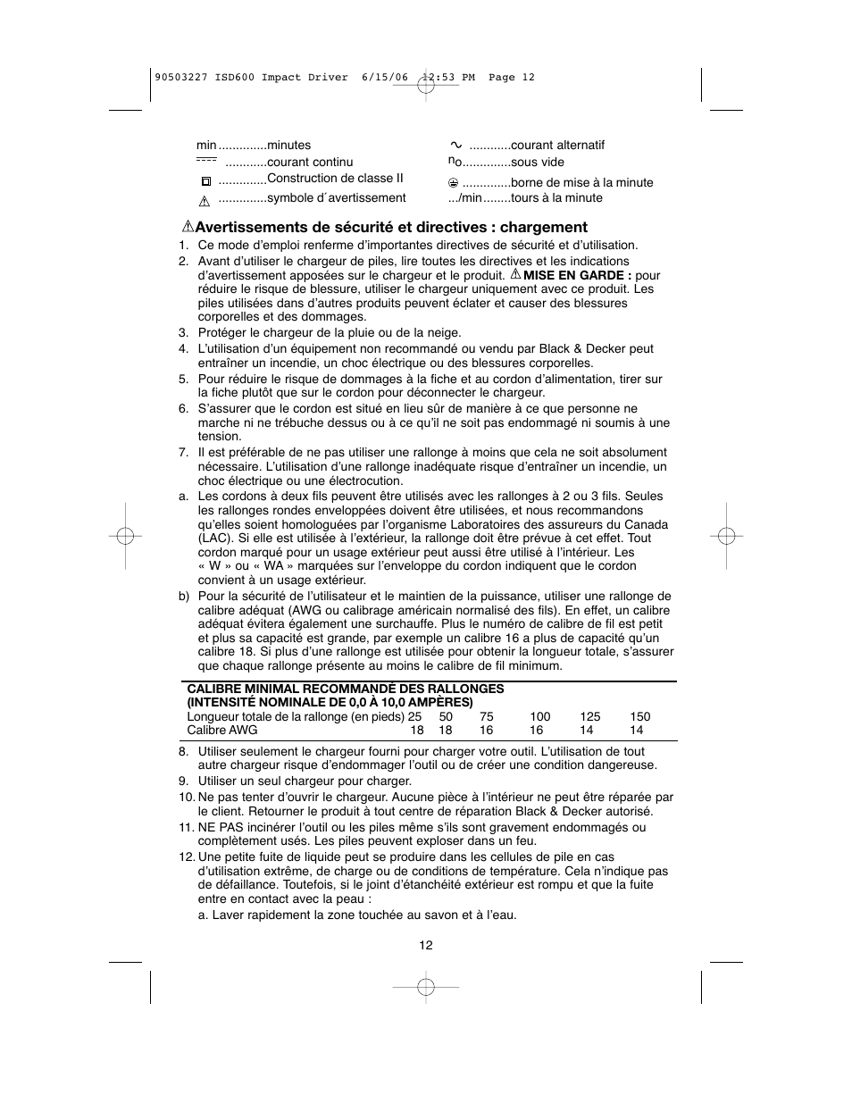 Black & Decker 90503227 User Manual | Page 12 / 28