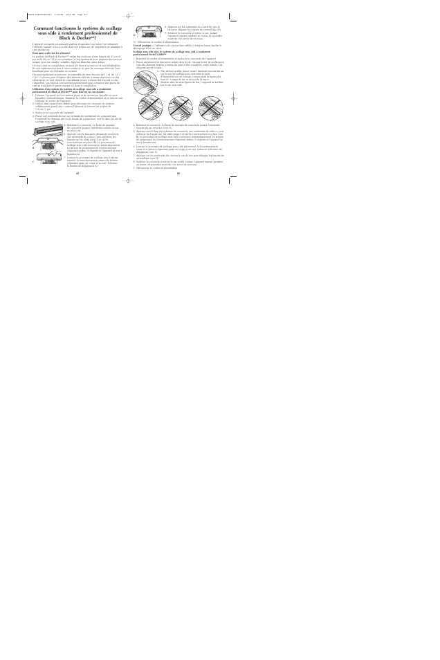 Black & Decker VS350 User Manual | Page 12 / 17
