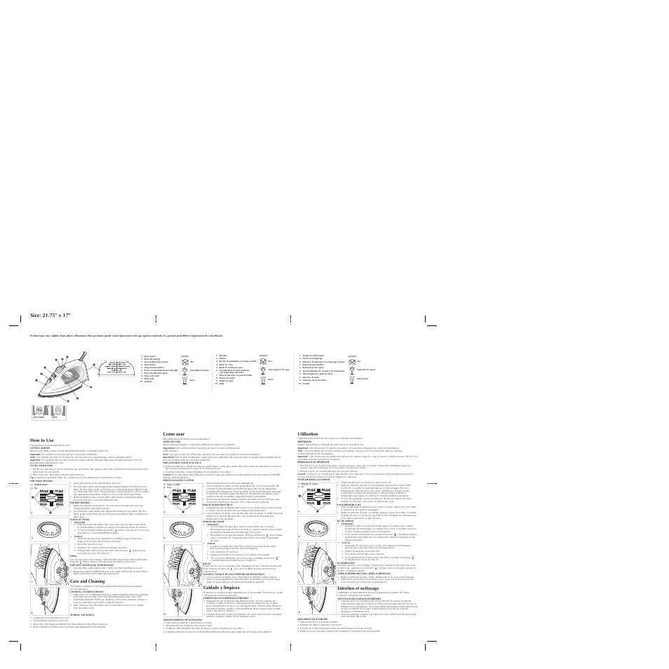 Black & Decker AS85 User Manual | 2 pages