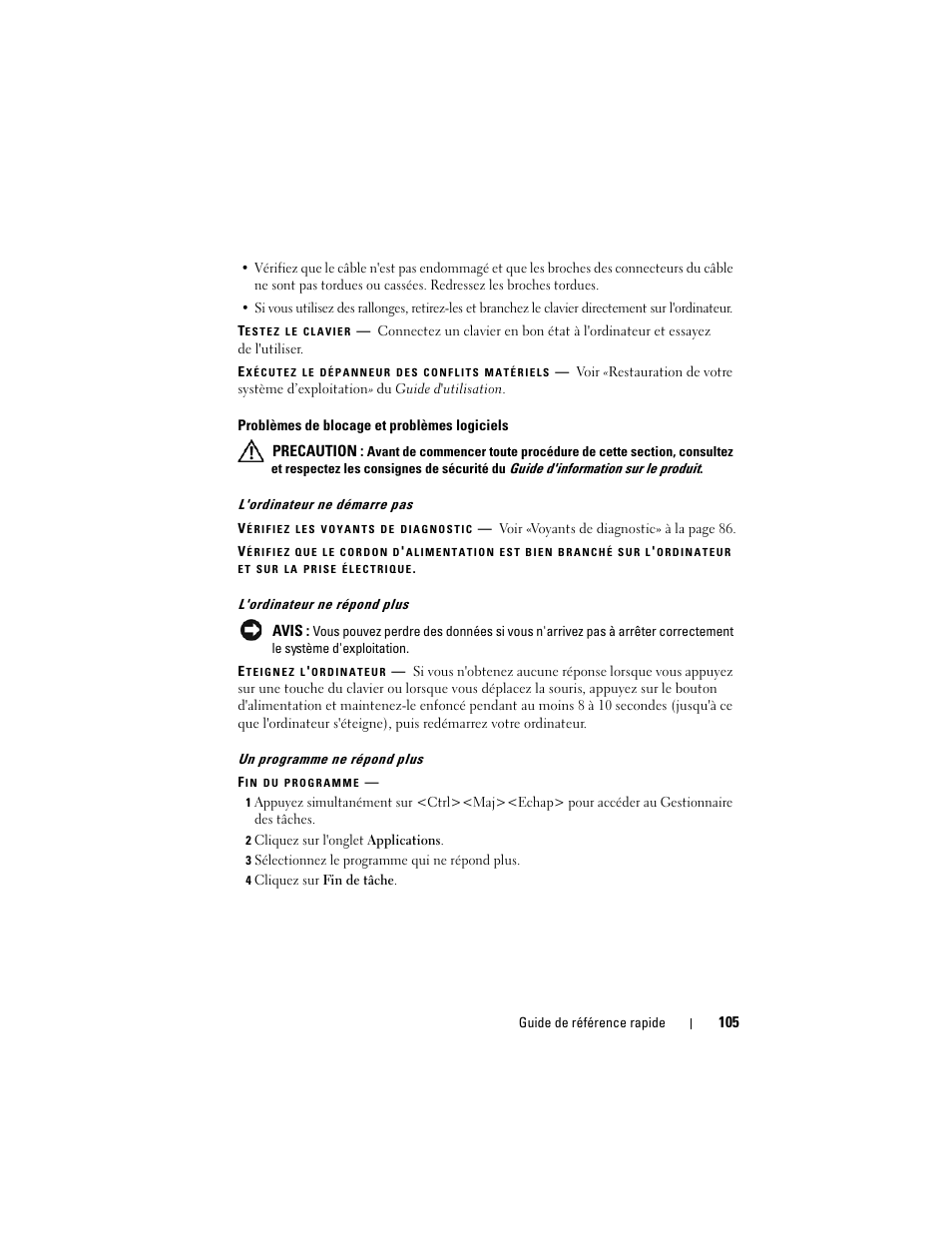 Dell Precision T7400 (Late 2007) User Manual | Page 105 / 252